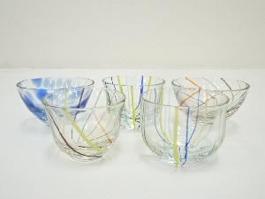 ガラス製　猪口5客